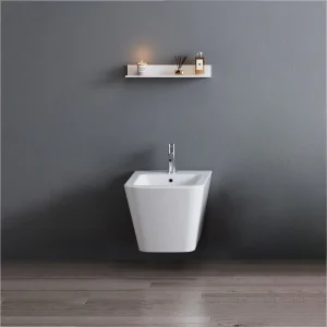 Bidet Sospeso Zaffiro Bianco Lucido - Meda