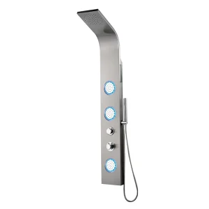 Pannello Doccia 3 Getti Idromassaggio Con Doccino - Tessa